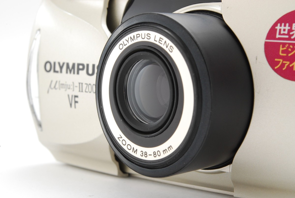 ❁完動品❁Olympus オリンパス mju ii 2 ZOOM VF 🎦【MINT W/Case＆Strap】Olympus mju μ II Zoom VF Point