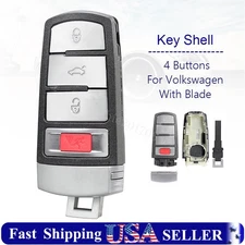 Key Fob Shell 4B For Volkswagen VW Passat CC 2007 2008 2009 2010 2011 2012 2013