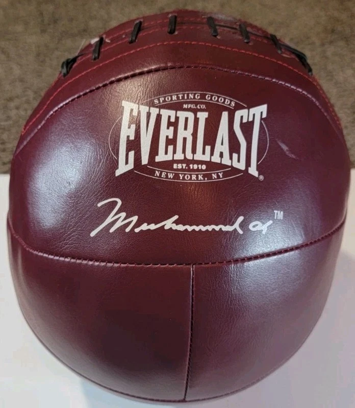 Ballon De Médecine EVERLAST 8 Lbs – Cuir Véritable – Années 90 – Excellent état