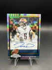 2025 Topps Chrome  Jayden Daniels 1990 Topps Autograph Card /50 On Card Auto