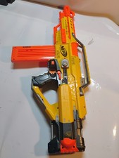NERF N-Strike Stampede ECS Electronic Dart Blaster Gun With 18Rd Clip Works Good