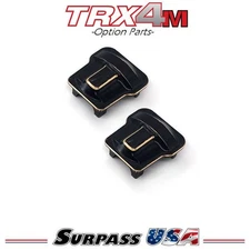 Hobby Details Traxxas 1/18 TRX-4M Brass Axle Differential Cover 2pc with Hardwar