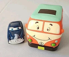 My B Toys Pull Back Groovy Van Mini Wheeee-ls! Car MyBtoys Battat + Doc Hudson*