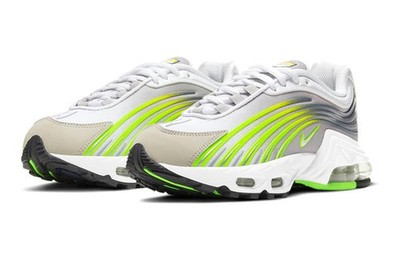 Nike Kids Air Max Plus II Grey Green Sz 6y CT4383 002 Running Shoes