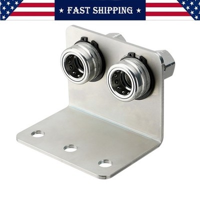 Hydraulic Quick Release Coupling, 1/2'' NPT Double Break-away Bracket Set