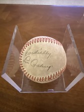Lou Gehrig Autographed Official Spalding Baseball