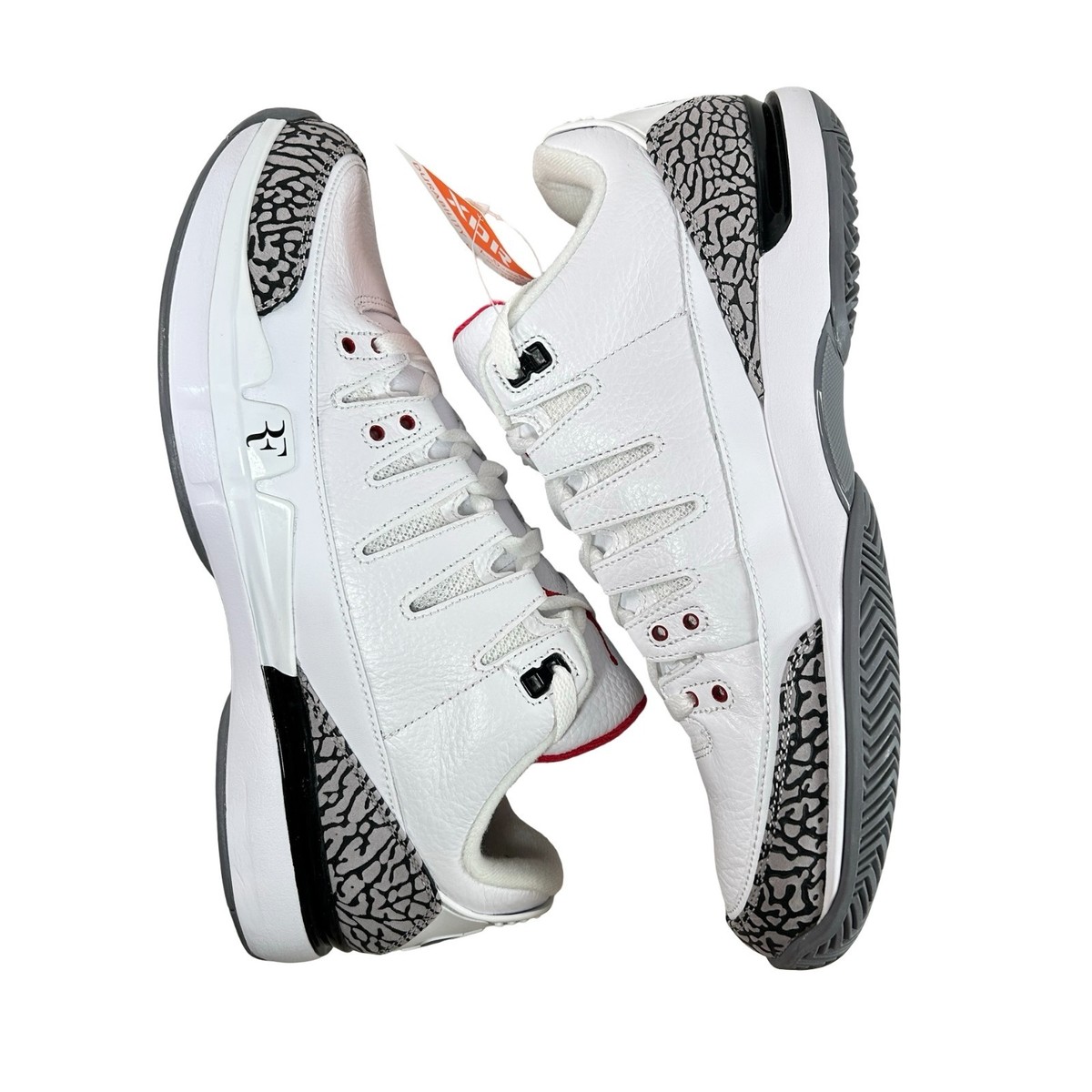 Nike Zoom Vapor Tour Air Jordan 3 White Cement 2014 - Size 11