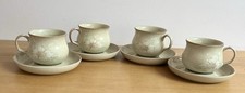 Denby Daybreak - Set of  FOUR Cups & Saucers - Excellent Condition
