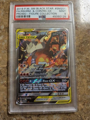 charizard and reshiram gx psa 9