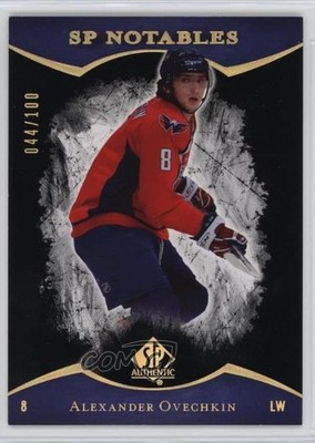 2007-08 SP Authentic Notables Limited /100 Alex Ovechkin Alexander #101 00d2