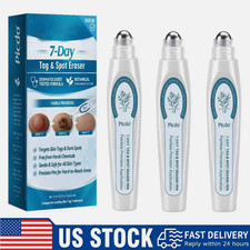 3x Picdo 7-Day Skin Tag Spot Eraser Roll-On Botanical Spot Corrector Liquid