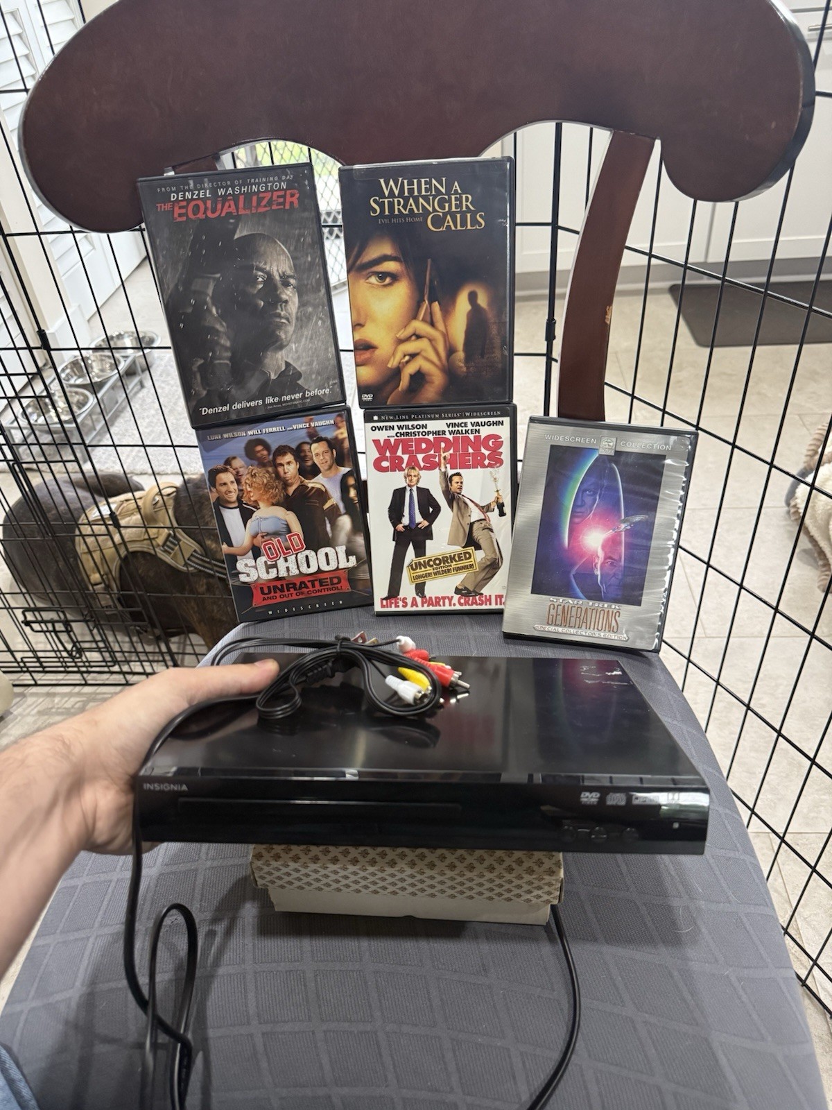 Insignia CD DVD Player Tested Includes 5 Free Movies No Remote Nice & Easy Setup
