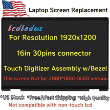 LCD Touch Screen Digitizer Display w/Bezel For HP Envy x360 2-in-1 16-ad0013dx