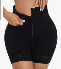 SHAPERIN Faja Shorts Tummy Control Shapewear for Women High Waist Butt Lifter L