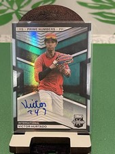 2023 Panini Elite Extra Edition - Victor Hurtado #92 Prime Numbers a Signatures