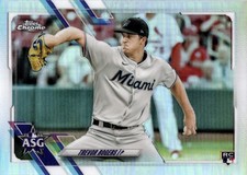 2021 Topps Chrome Trevor Rogers #ASG-36 All-Star Game RC Miami Marlins