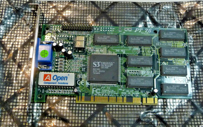PCI  AOpen PT75  S3 ViRGE/GX 86C385 4MB VGA Video Graphics Card