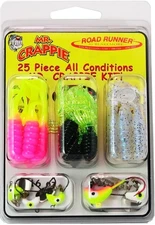 TTI-Blakemore Team Crappie All Conditions Kit 25-Pieces with Roadrunner Heads