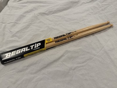 REGAL TIP Drum Sticks 5a Wood Tip, NEW OLD STOCK, BUY ONE PAIR AT A TIME