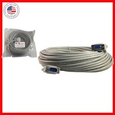 75 Foot DB9 9 Pin Serial / RS232 Male/Female Extension Cable