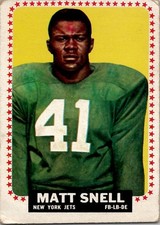 1964 Topps MATT SNELL ROOKIE New York Jets #125 VG Condition