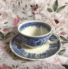 Villeroy et Boch Burgenland bleu Tasse à Thé comme neuve parfait état 10,5X6,5cm