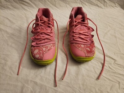 Nike Kyrie 5 Patrick (PS) Kids Basketball Shoes Size 13c Pink SpongeBob