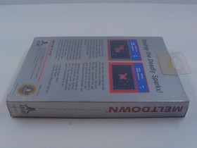 Atari 7800 NIB Meltdown BRAND NEW SEALED HANG TAG NEAR PERFECT CORNERS