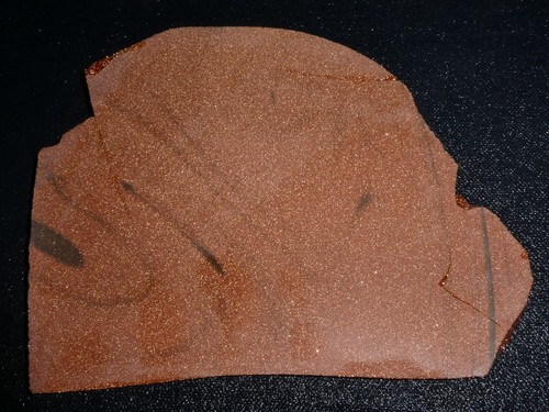 Goldsteinplatte - 6" x 4 7/8" grob - Verkabelung - Sammeln - Wissenschaft - Bild 3 von 3