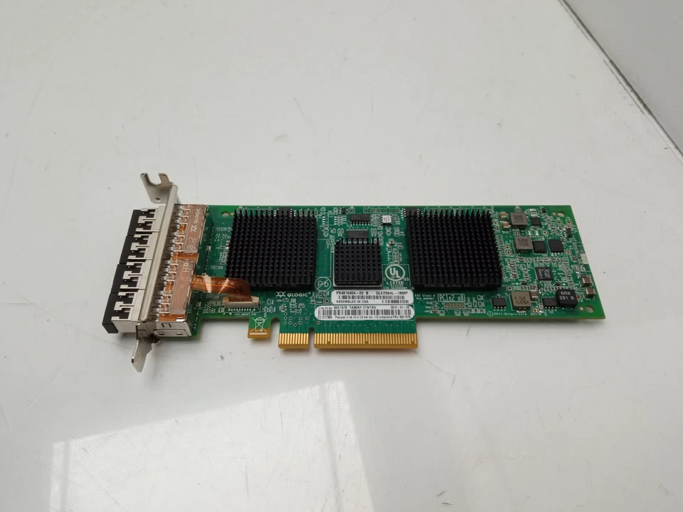 IBM QLogic 4 Port 8Gbps Fibre Chanel Low Profile HBA QLE2564L-IBMP - Image 2 of 4