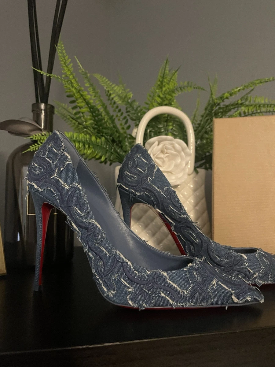 Christian Louboutin Blue Heels for Women for sale | eBay