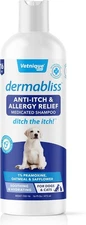 Vetnique Labs Dermabliss Dog Allergy and Itch Relief, Skin Coat Health... 