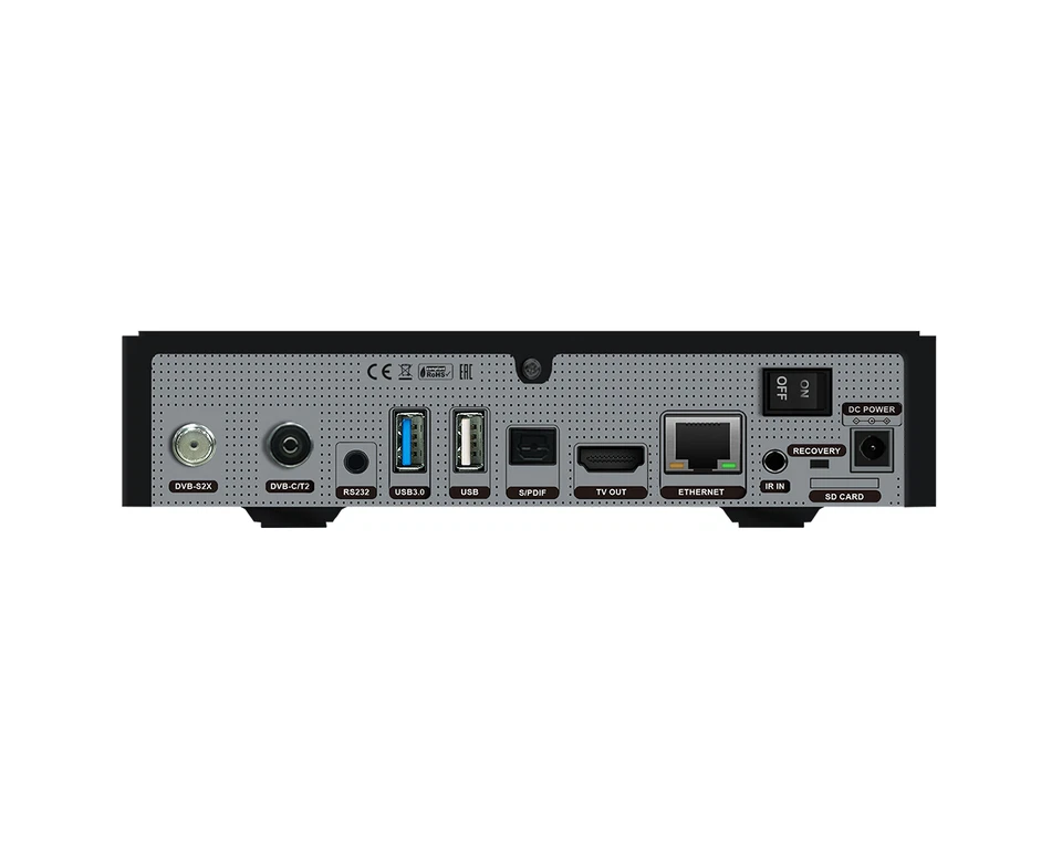 ►GigaBlue UHD Trio 4K PRO Combo 1x DVB-S2X 1x DVB-C/T2 Linux W-LAN 1200Mbps BT♻️ - Photo 3/4