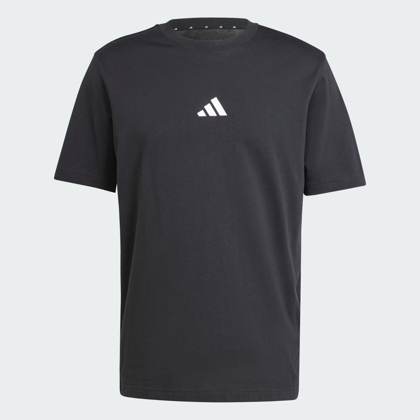 Adidas Essentials Small Logo Single Jersey T-Shirt Sport Gym Freizeit JE9024 Ansicht 2