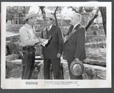 Bells of Coronado8x10 B/W Still  Roy Rogers  Pat Brady Western