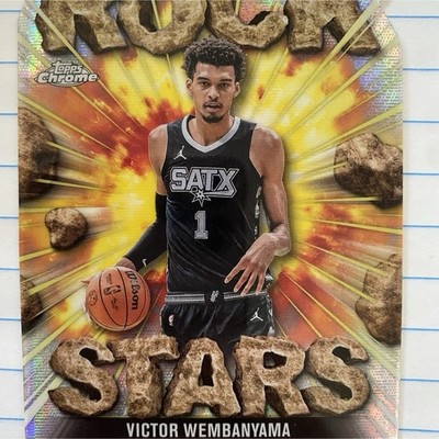 Topps 25-26 Chrome Rock Stars Victor Wembanyama RS-2 Rookie San Antonio Spurs