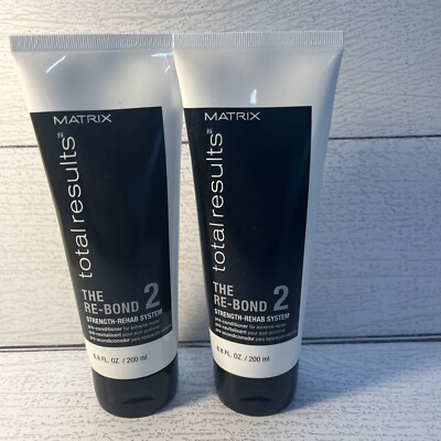 2x Matrix Total Results THE RE-BOND 2 PRE-CONDITIONER Extreme Repair 6.8oz