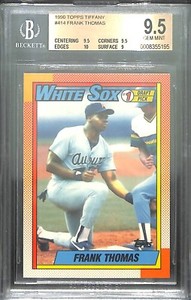 1990 Topps Tiffany #414 Frank Thomas BGS 9.5