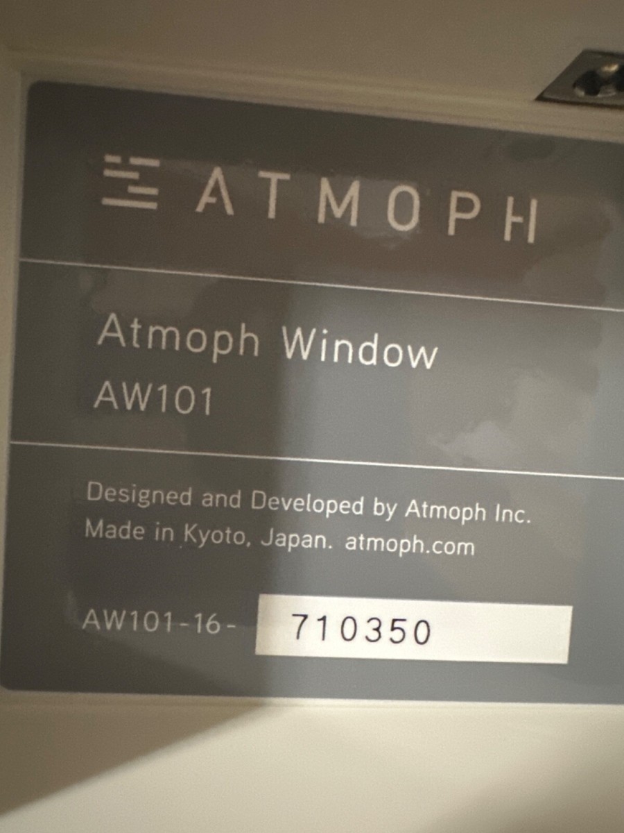 Brand New Atmoph Window AW101 Black Wooden. Display Brand New Atmoph Window AW101 Black Wooden. Display