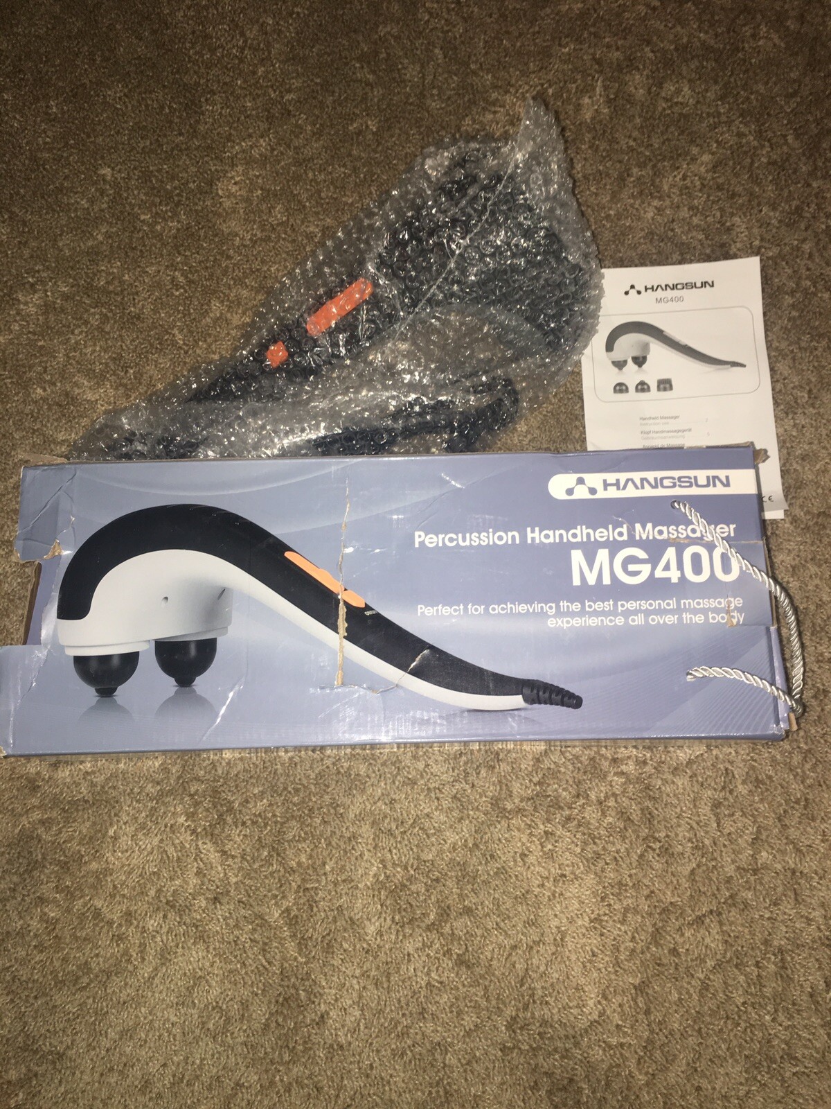 DW+Hangsun+Handheld+Neck+Back+Massager+MG400+Deep+Tissue for sale