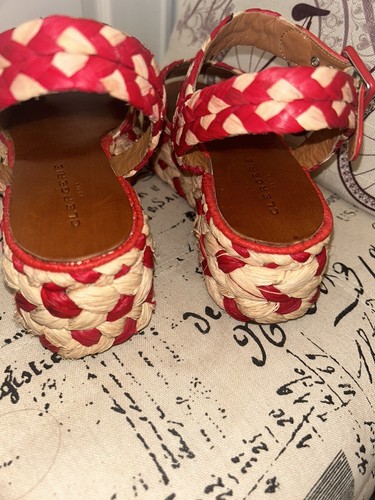 Robert Clergerie platform straw sandals 37.5 - Picture 8 of 11