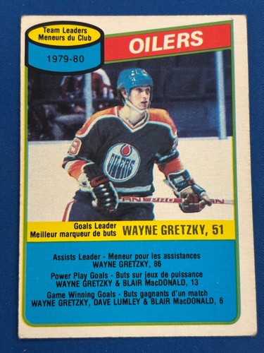 1980-81 O-Pee-Chee #182 WAYNE GRETZKY * See Pics for Condition * Marked