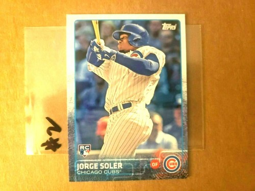 2015 TOPPS Series 1 Jorge Soler ROOKIE CARD 108 NICE CARD 