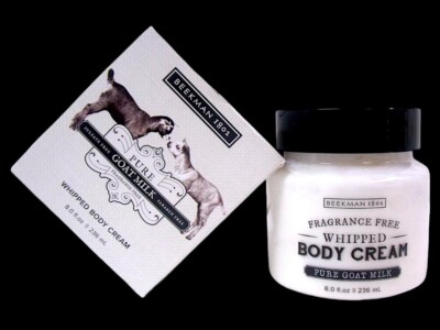 Beekman 1802, Pure Goat Milk ''Fragrance Free'' Whipped Body Cream 8 oz New-Sealed