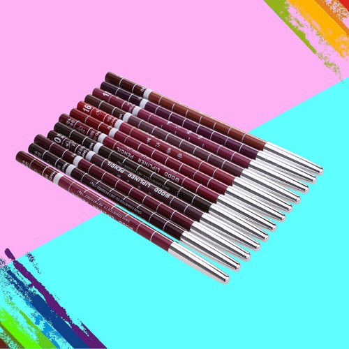 12PCS Easy Apply Smooth Random Color Waterproof Lipliner Women - Picture 12 of 12