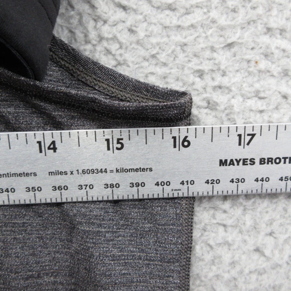 Camiseta sin mangas Lululemon Run Your Heart Out para mujer 8 negra gris sujetador incorporado Foto 4 de 4