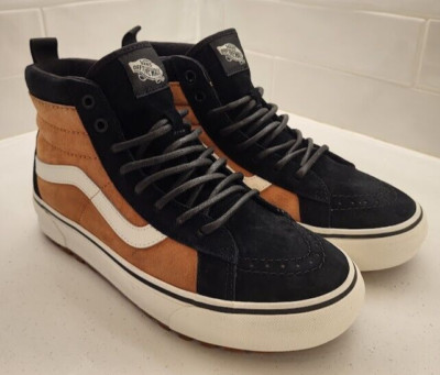 Vans Sk8 Hi MTE-1 Black Brown White Mens Size 9 Hiker Outdoor Hoka NOAH Cozy