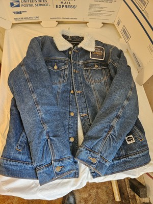 New - Buffalo Outdoors Denim Jacket Sherpa Lined, Size XL