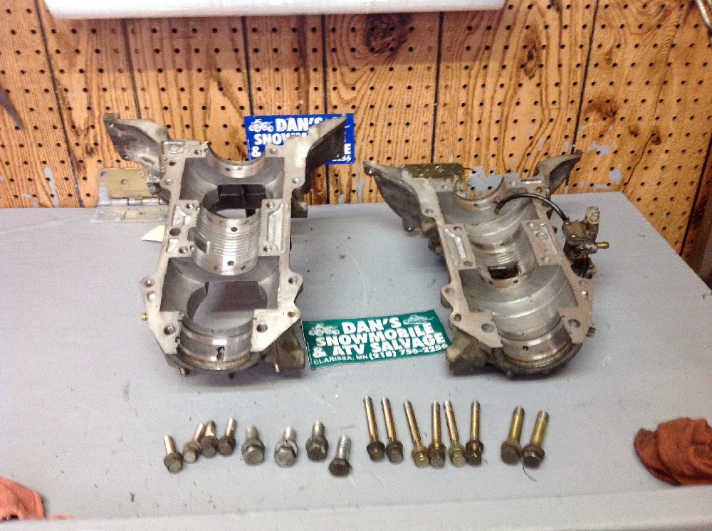 Crankcase # 3084584 Polaris 1996 Super Sport 488 Snowmobile Crankcase # 3084584 Polaris 1996 Super Sport 488 Snowmobile
