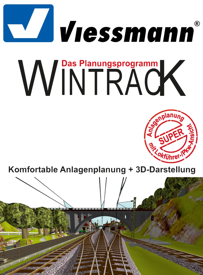 Viessmann 1006 WINTRACK 17.0 Vollversion mit 3D und Handbuch